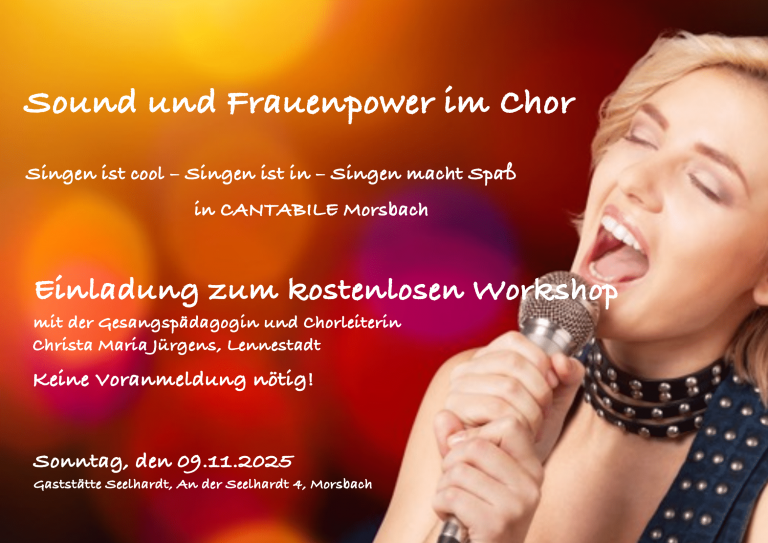 Sound und Frauenpower im Chor